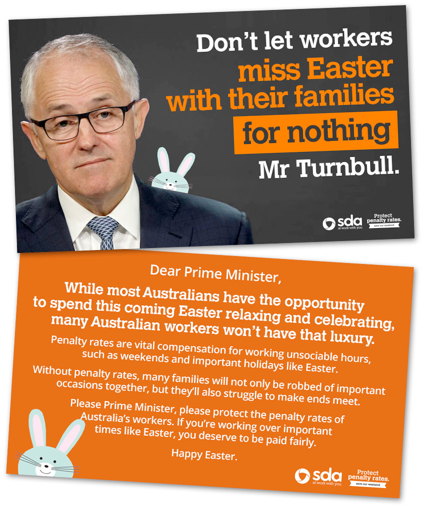Malcolm Turnbull Easter card
